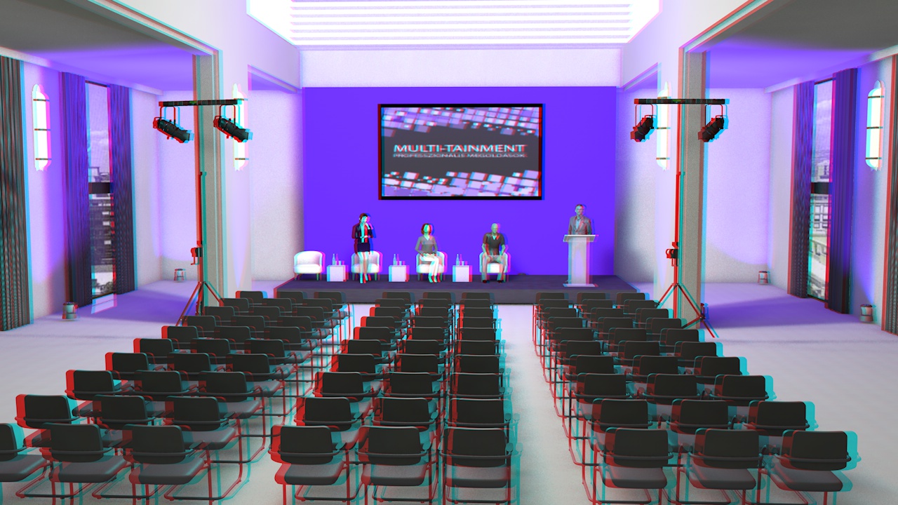 Red-cyan for conferences